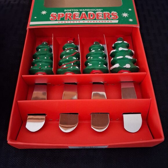 Waechtersbach Germany 10" Star Serving Red Bowl w/ New Cheese Spreaders - Picture 6 of 12